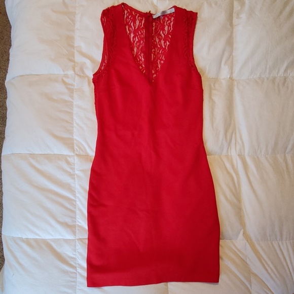 EUC Trafaluc Red Dress - Picture 1 of 5